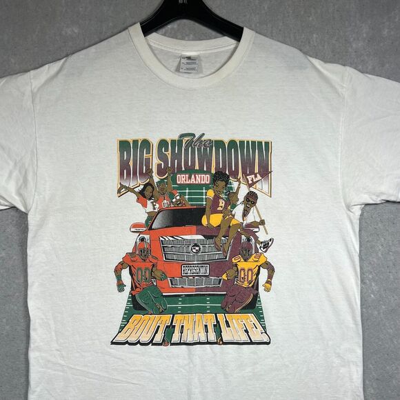 HBCU Orlando Classic TShirt XL FAMU Bethune Cookman Florida A&M College Football - Picture 2 of 9